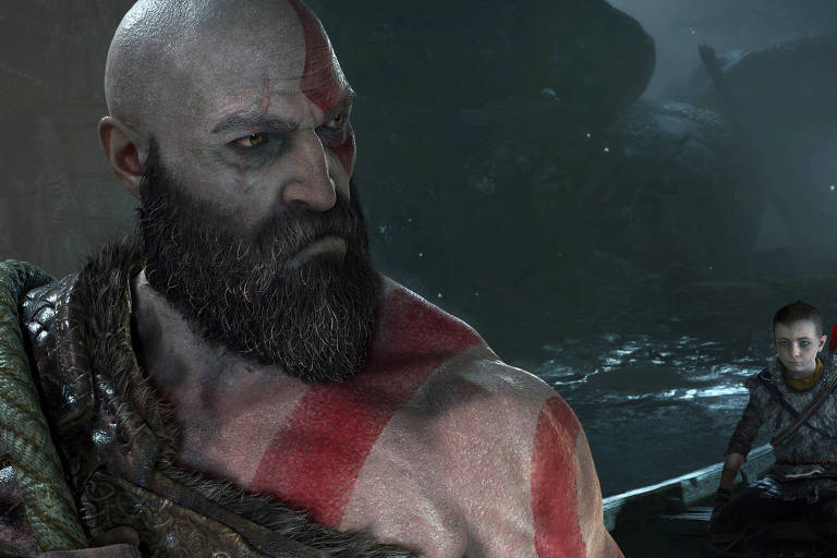 Kratos, personagem de 'God of War', jogo do Xbox, da Microsoft