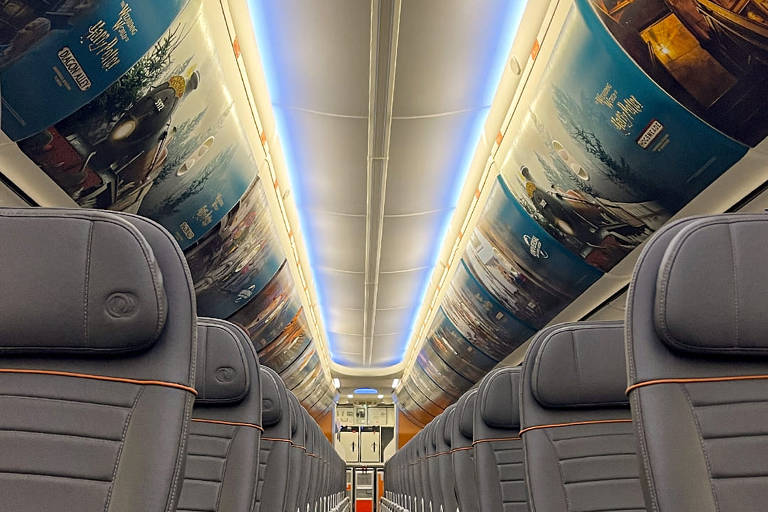 Veja fotos do avião temático de Harry Potter apresentado pela Gol