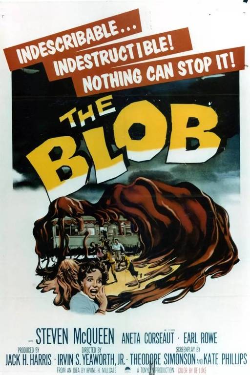 Clássico filme The Blob serviu de inspiração para nomear popularmente o bolor limoso