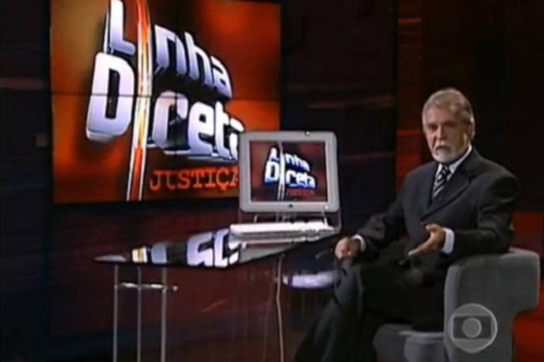 Imagens do programa Linha Direta, exibido entre 1999 e 2007