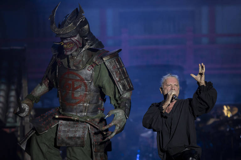 Iron Maiden faz no Rock in Rio show para fãs e críticos de Bolsonaro com som baixo