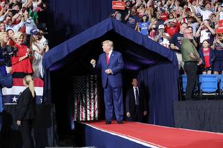 Former President Trump Holds Campaign Rally In Pennsylvania To Support Local Candidates