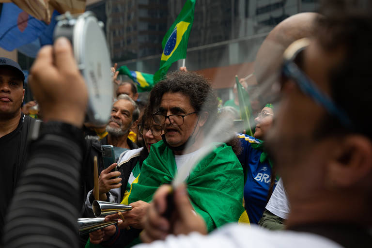 Ato de apoiadores do presidente Jair Bolsonaro no dia de comemoração da Independência do Brasil, na avenida Paulista