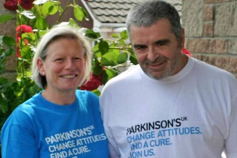 Joy detectou o odor pela primeira vez no marido Les, que foi diagnosticado com Parkinson aos 45 anos