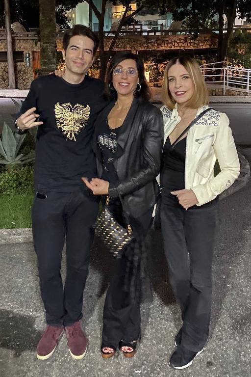 Em cena rara, Léo Jaime vai com a família ao Rock in Rio - Quem