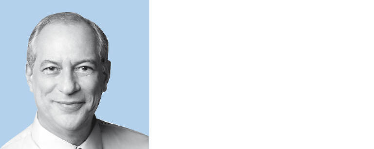 candidato Ciro Gomes pb com fundo azul