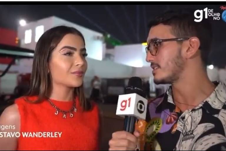 Jade foge de pergunta sobre affair com Xamã