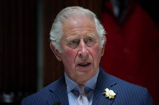 Britain's Prince Charles visits Lloyd's of London