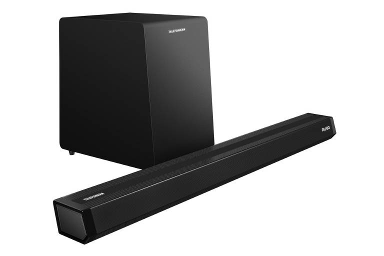 Soundbar da Telefunken, que melhora a capacidade de áudio das TVs de tela plana, tem preço sugerido a partir de R$ 620