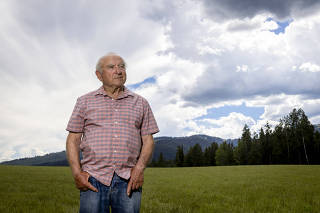 Yvon Chouinard, the founder of the outdoor apparel maker Patagonia, in Wilson, Wyo., Aug. 12, 2022. (Natalie Behring/The New York Times)
