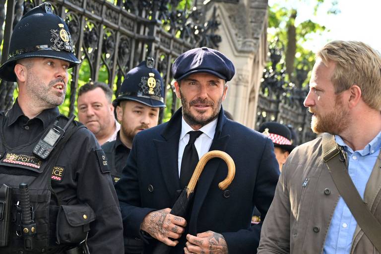 David Beckham recusa proposta para furar fila no velório da rainha Elizabeth 2ª