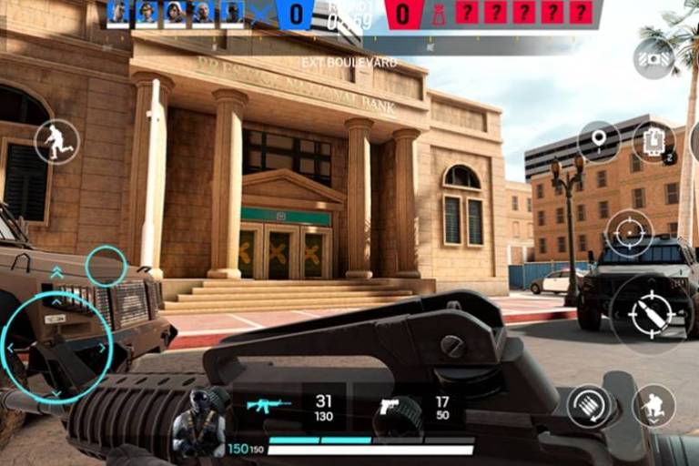 Imagem do jogo 'Rainbow Six Mobile', da Ubisoft
