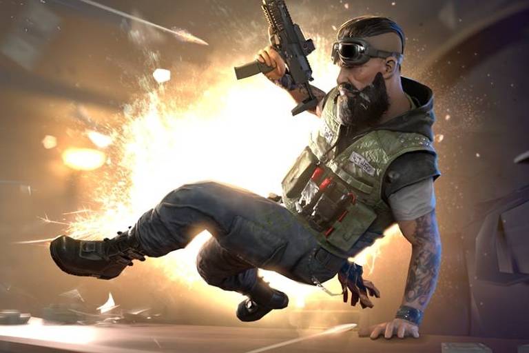 Imagem do jogo 'Rainbow Six Mobile', da Ubisoft