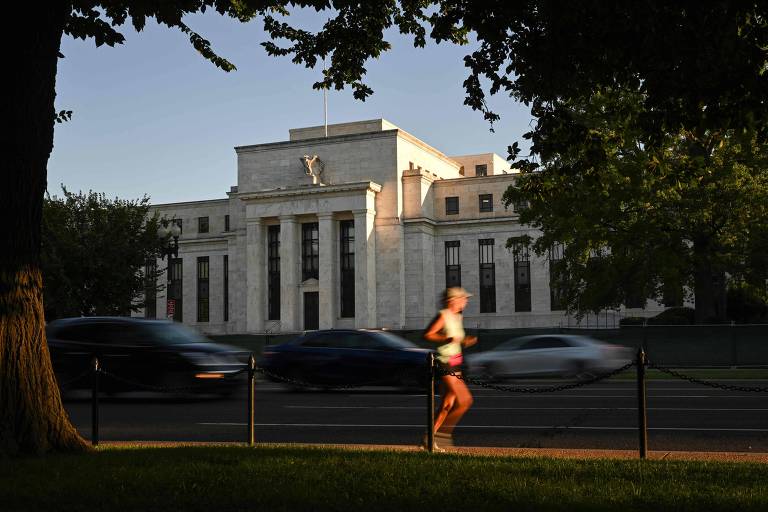 Fachada da sede do Federal Reserve, em Washington, nos Estados Unidos