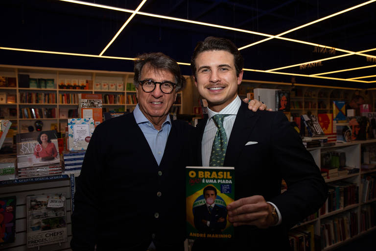 O empresário e político Paulo Marinho prestigia o filho André Marinho 