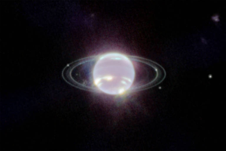 Imagem mais recente do telescópio James Webb é a visão mais clara dos anéis de Netuno em mais de 30 anos, e a primeira vez que os vemos na luz infravermelha