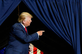 FILE PHOTO: FILE PHOTO: Former U.S. President Trump holds a rally in Ohio