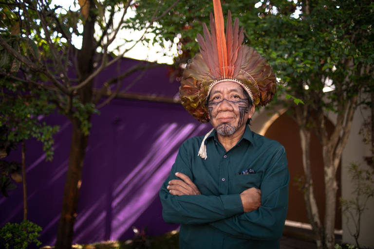 Único a disputar o Senado, Bartô Macuxi (Psol) é da terra indígena Raposa Serra do Sol (RR), demarcada sob oposição das Forças Armadas. Nosso trunfo vai ser falar as línguas indígenas. A internet não suplantaria isso", afirma ele