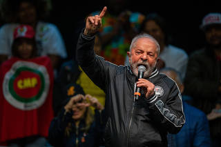O candidato à presidência Luis Inácio Lula da Silva