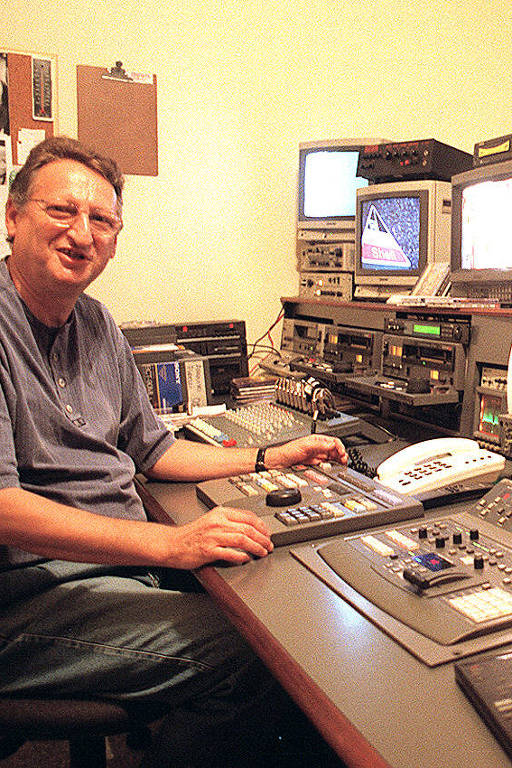 O produtor musical Manoel Barenbein em entrevista à Folha em 1997