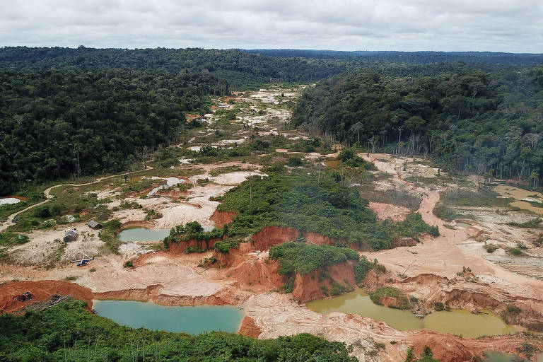 Garimpo cresce no Brasil e mais de 91% de sua área está na Amazônia