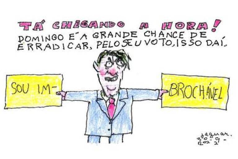 Charge em homenagem aos resultados positivos da campanha de