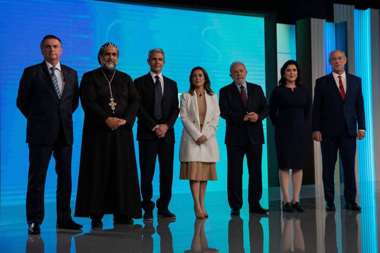  Candidatos à Presidência da República nos estúdios da TV Globo antes do debate