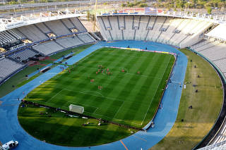 Copa Sudamericana - Final - Independiente del Valle v Sao Paulo - General view of Estadio Mario Alberto Kempes ahead of the match