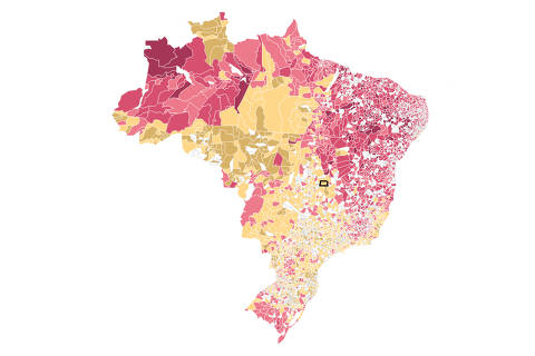 mapa apuração Brasil/cidades - home - 1º turno - eleições 2022