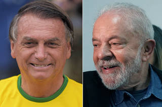 Montagem Lula e Bolsonaro