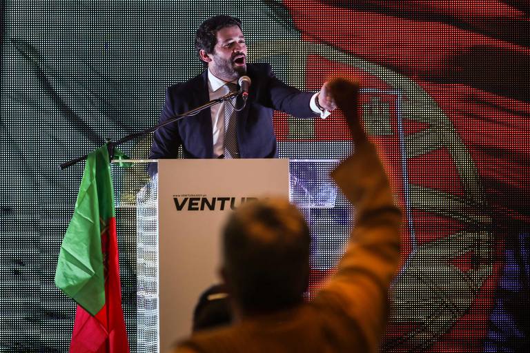 Líder do partido ultradireitista português Chega, André Ventura apoiou Bolsonaro. 'Aqui em Portugal nós não temos dúvida. Jair Bolsonaro é o presidente que os brasileiros precisam'
