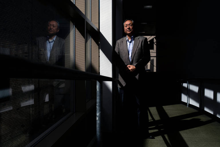 Eugene Yu, chief executive of the election software company Konnech, on Sept. 27, 2022. Threatening messages forced Yu and his family into hiding. (Emily Elconin/The New York Times)