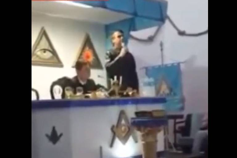 Jair Bolsonaro discursa em loja da Maçonaria, em vídeo de 2017