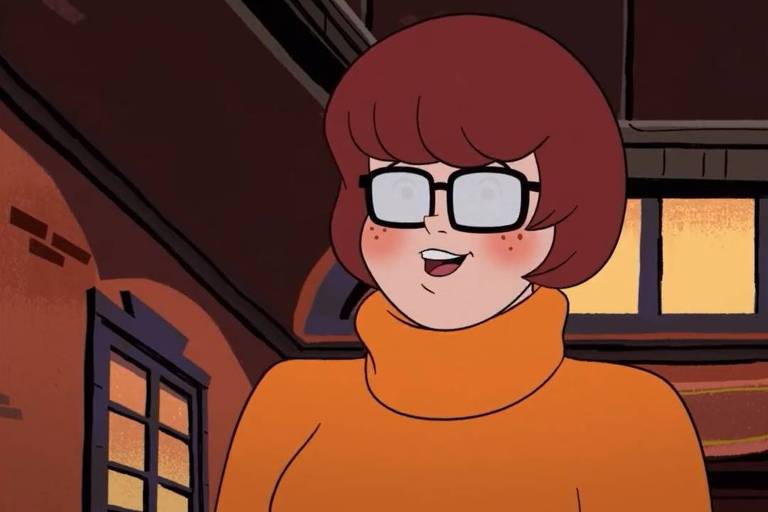 A personagem Velma, de 'Scooby-Doo', em cena de filme especial de Halloween