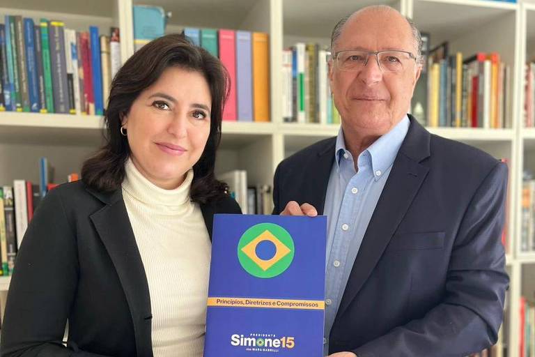 Tebet e Alckmin se encontraram em SP