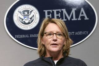 FEMA Administrator Deanne Criswell Holds News Conference On Hurricane Ian