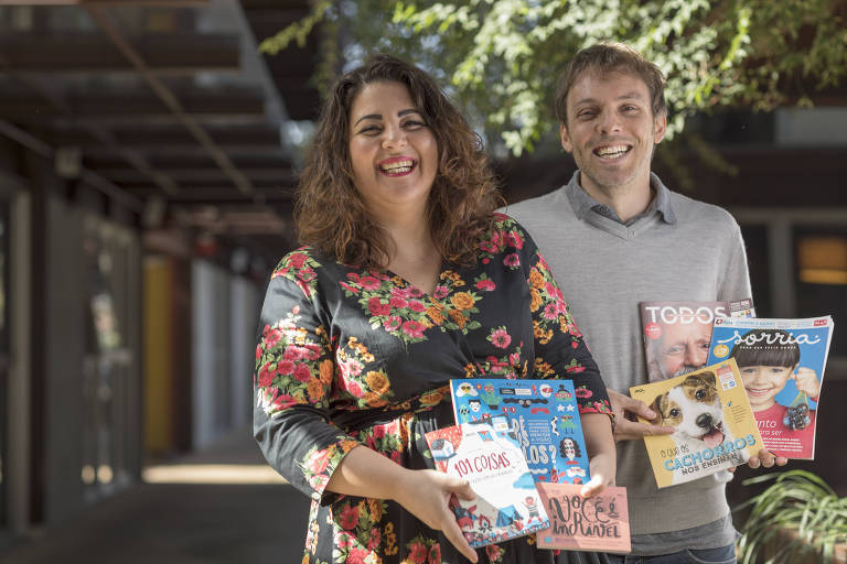Roberta Faria e Rodrigo Pipponzi criaram a Editora MOL e os produtos socioeditoriais que revertem recursos para ONGs