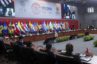 PERU-LIMA-OEA-ASAMBLEA GENERAL-ORGANIZACIONES SOCIALES