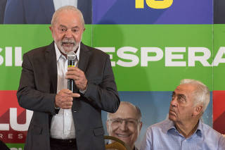 Coletiva com Lula e Alckmin em São Paulo