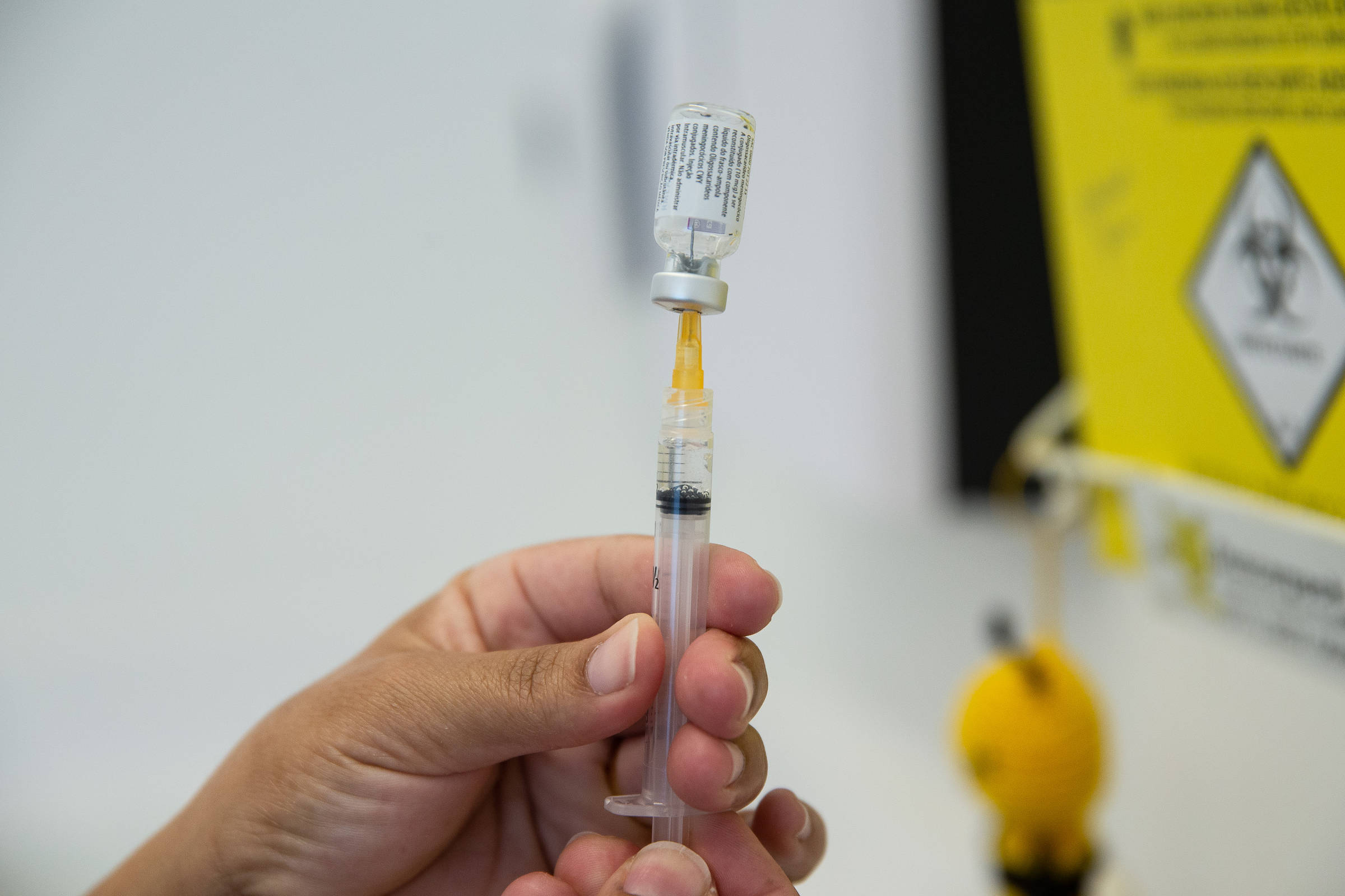 Cobertura vacinal contra meningite segue abaixo da meta no Brasil