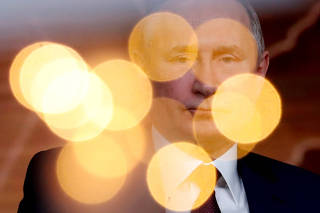 FILE PHOTO: Russian President Vladimir Putin's annual end-of-year news conference in Moscow