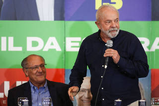 Former Brazil?s President Luiz Inacio Lula da Silva speaks in Sao Paulo