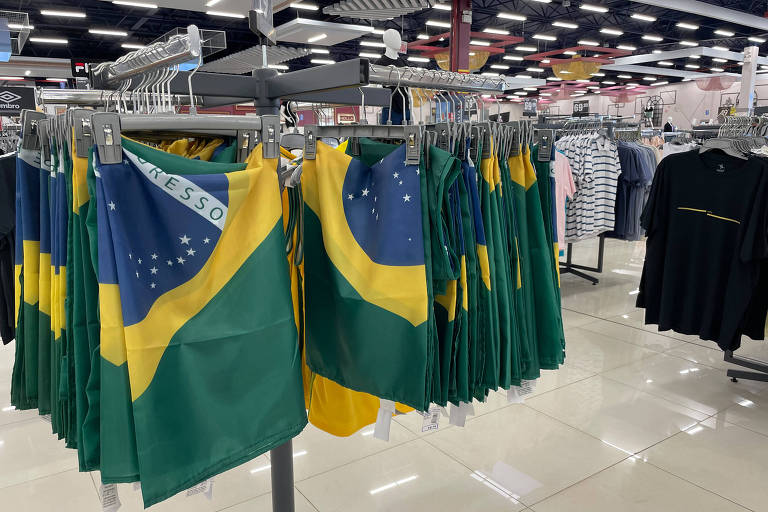 Bandeira do Brasil substitui material de campanha em SC e vira selo de bolsonarismo