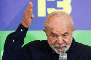FILE PHOTO: Former Brazil?s President Luiz Inacio Lula da Silva speaks in Sao Paulo