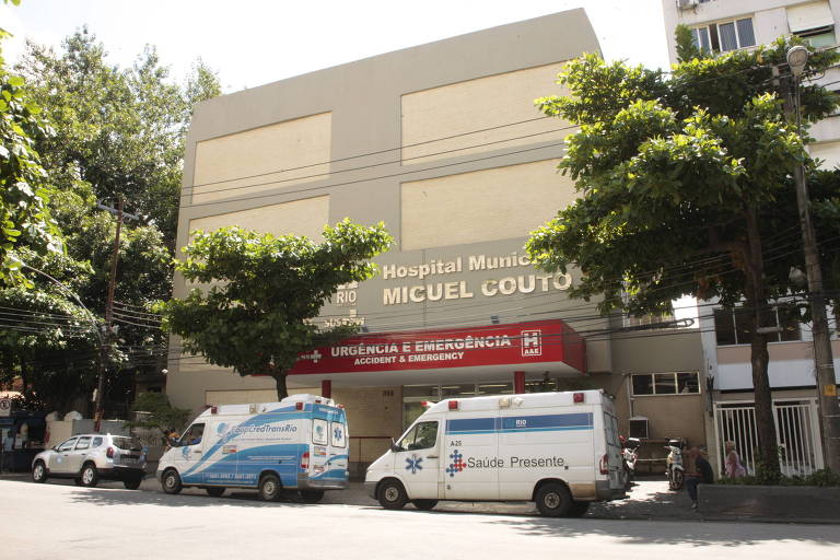 Fachada do Hospital Municipal Miguel Couto, na Gávea, zona sul do Rio