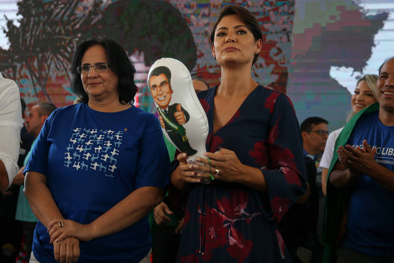 Damares e Michelle suspendem visita a venezuelanas, e organização diz que famílias temem exposição