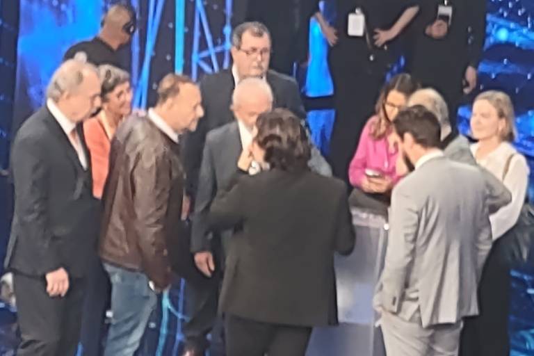 Lula durante o debate na Band