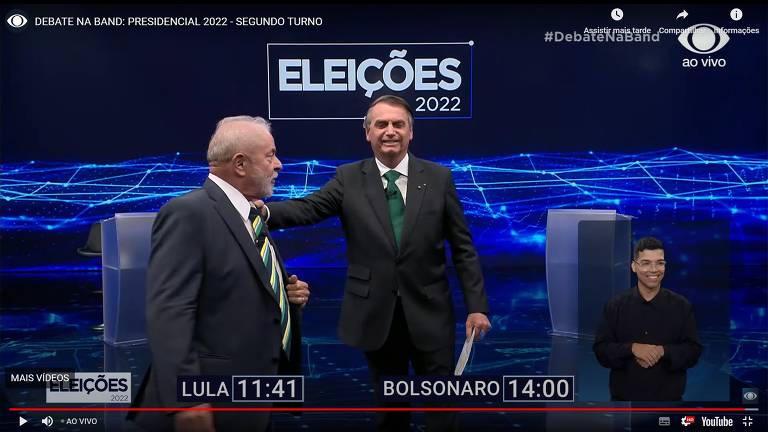 Debate: Lula e Bolsonaro estancam desgaste, dizem equipes - 29/10/2022 -  Poder - Folha