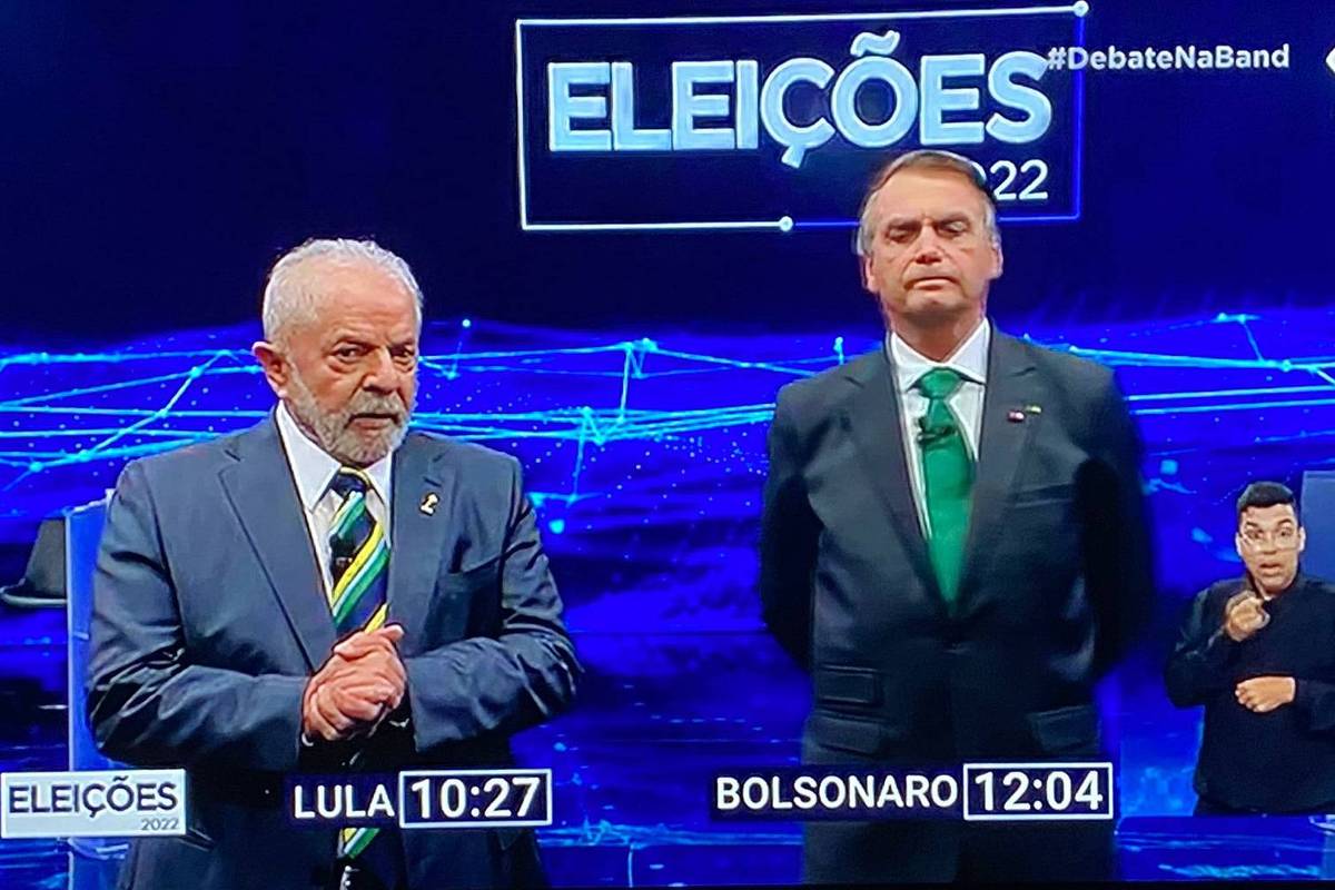 Debate: Lula e Bolsonaro estancam desgaste, dizem equipes - 29/10/2022 -  Poder - Folha