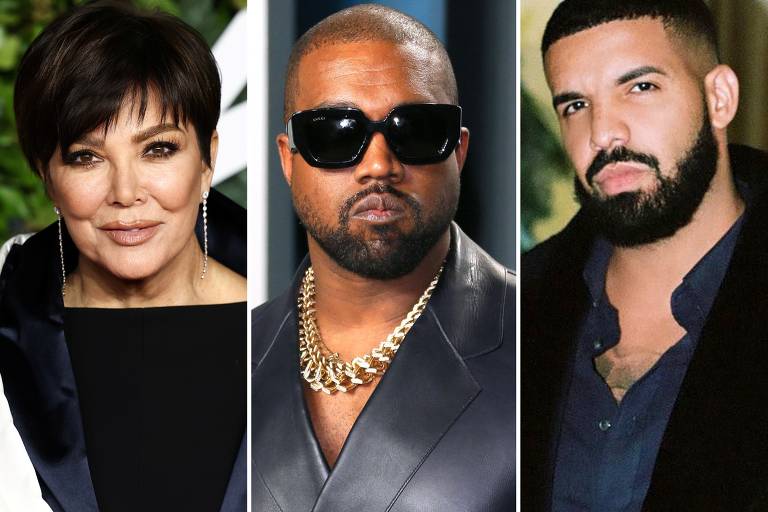 Kanye West diz que Kris Jenner já teve affair com Drake